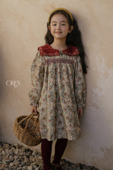 [OREN] Bonjour square collar dress