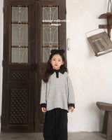 ［anggo］Choco chip collar tops