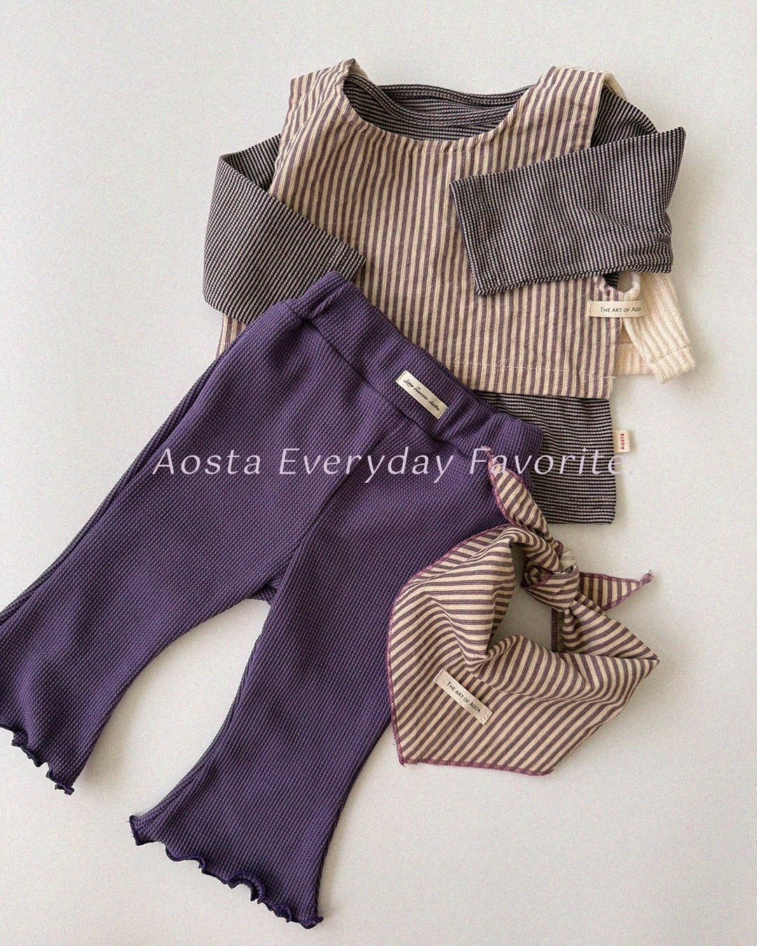 ［Aosta］Boat Neck Tee