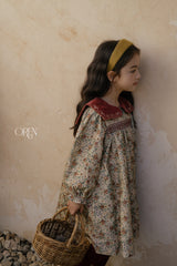 [OREN] Bonjour square collar dress