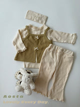 ［Aosta］Jelly Waffle Pants