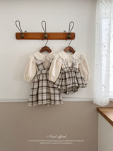 Miserable check one-piece