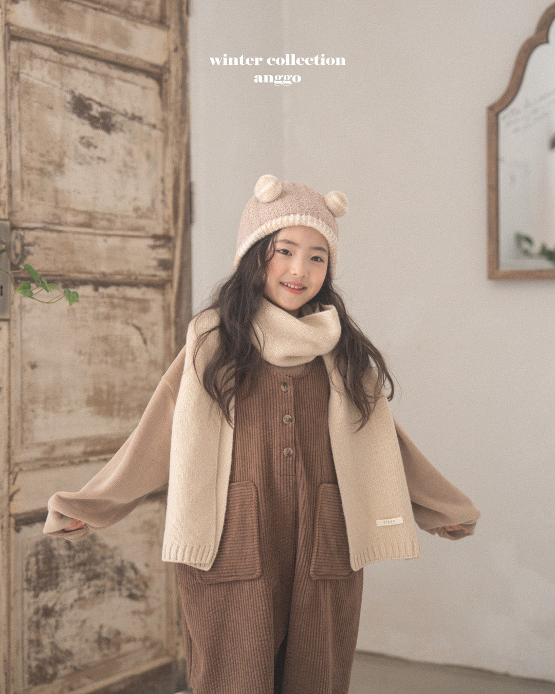 ［anggo］Anggo knit muffler