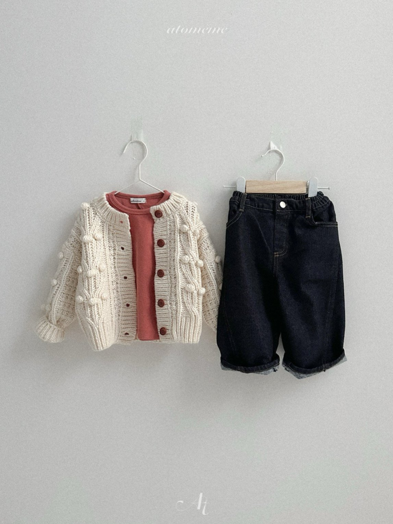 [atomeme] No-fade Curved Denim