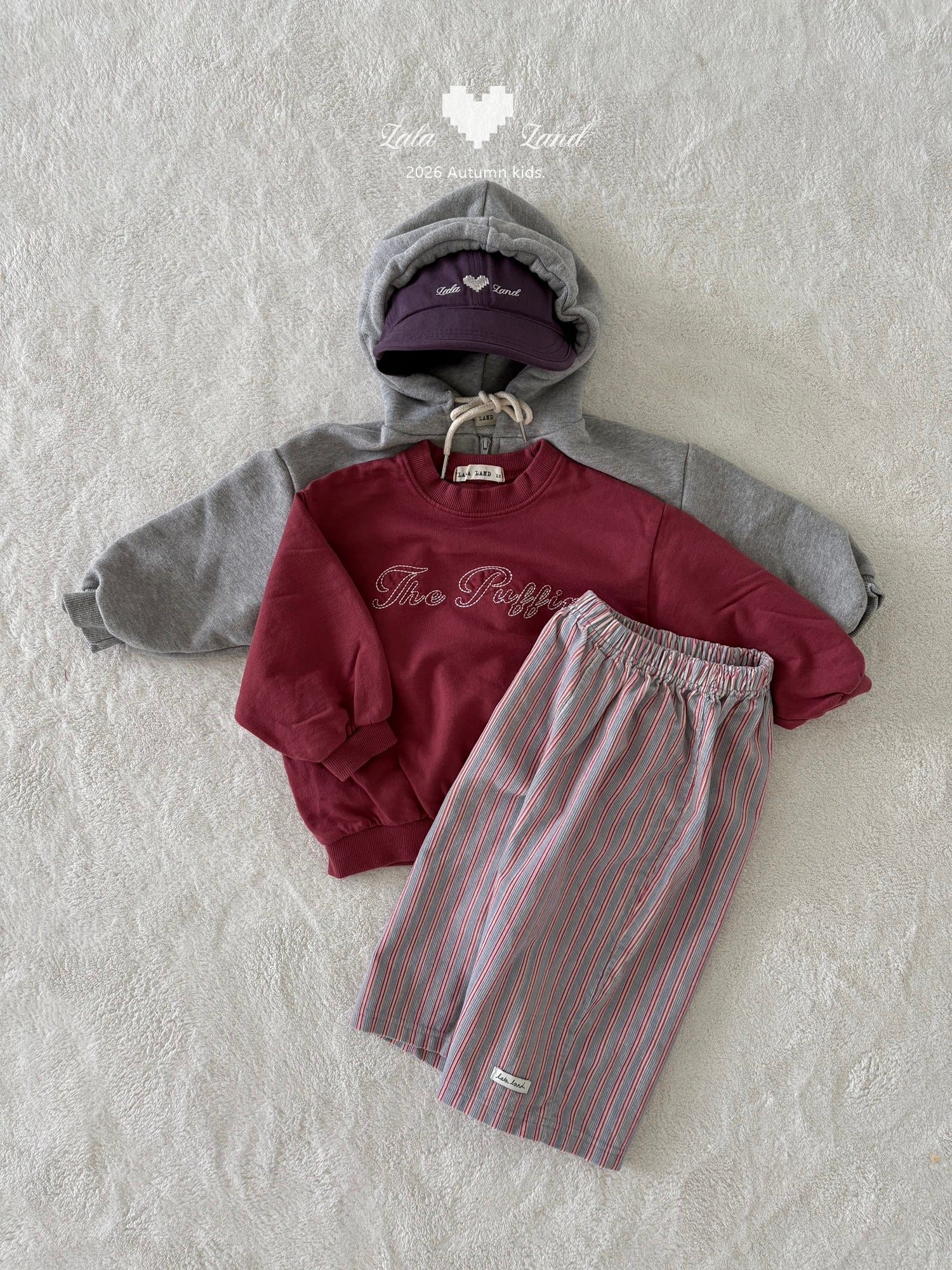 ［Lala land］Beans hood zip up