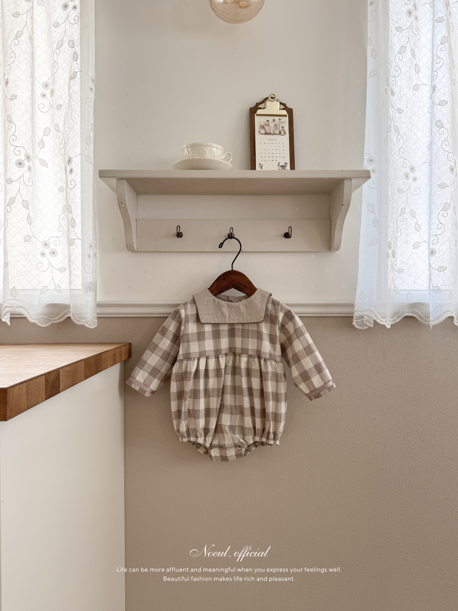 Bonbon check rompers