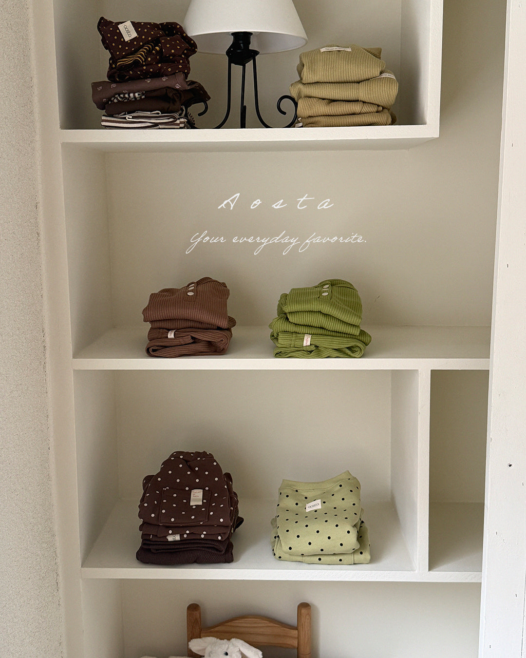［Aosta］Butter Button Tee