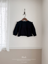 Shoulder frill blouse