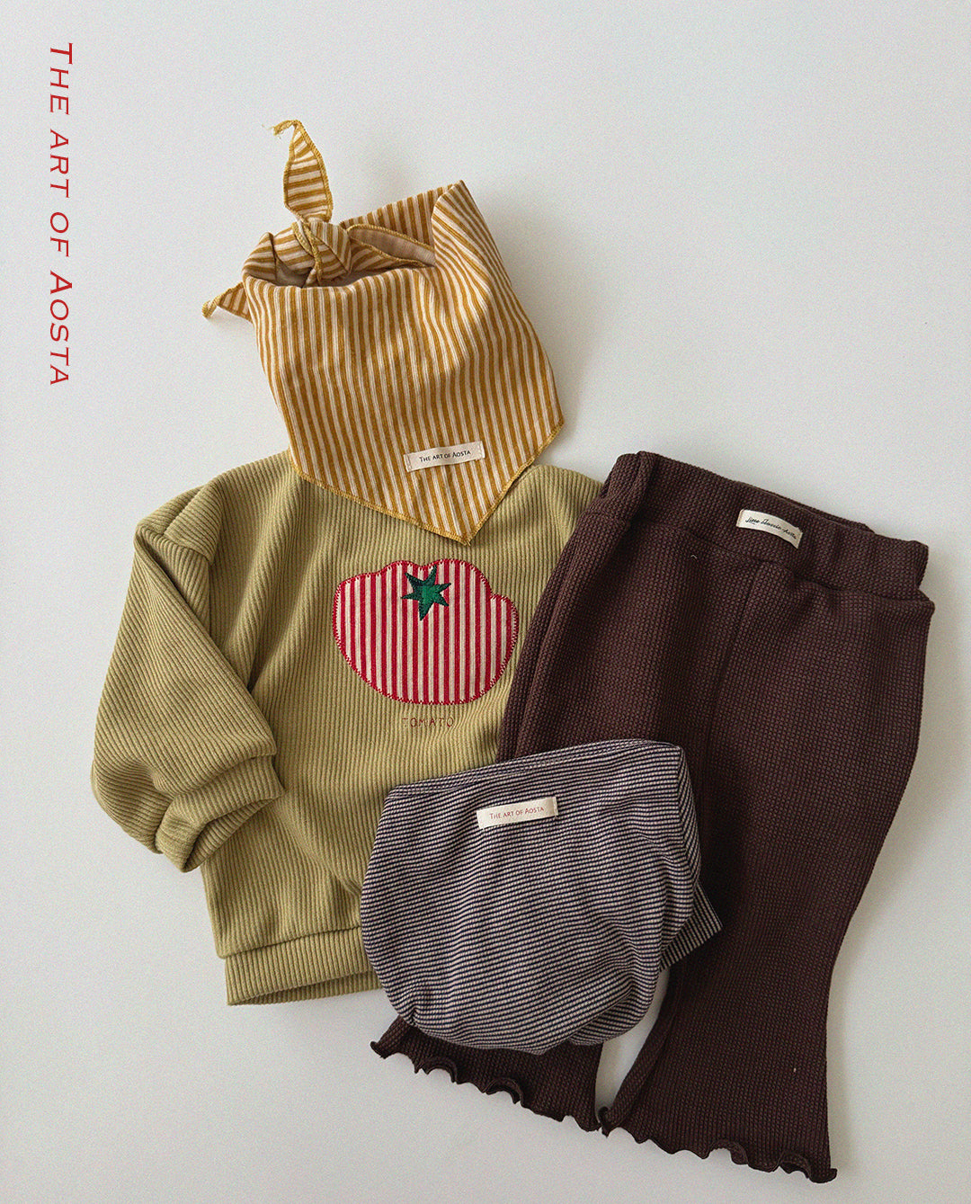 ［Aosta］Jelly Waffle Pants