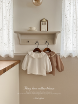 Ray lace collar blouse