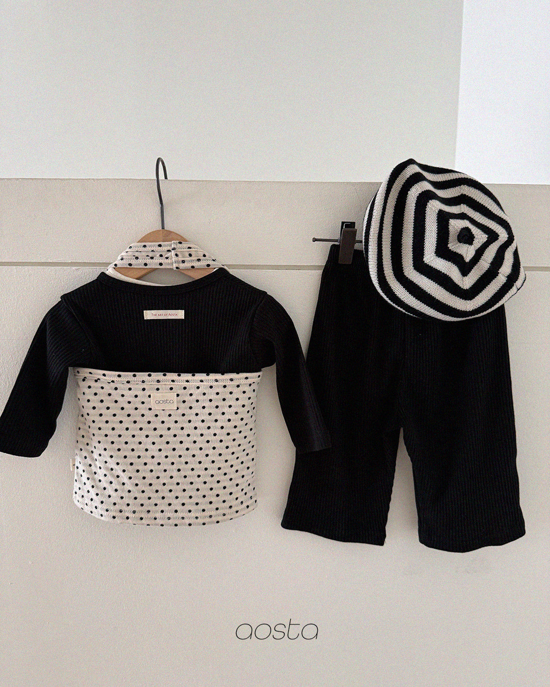 ［Aosta］Butter Button Tee