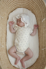 Ail flower newborn rompers