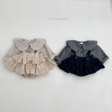 ［mimi market］Elly frill suspender skirt