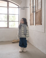 ［anggo］Pretzel stripe tops