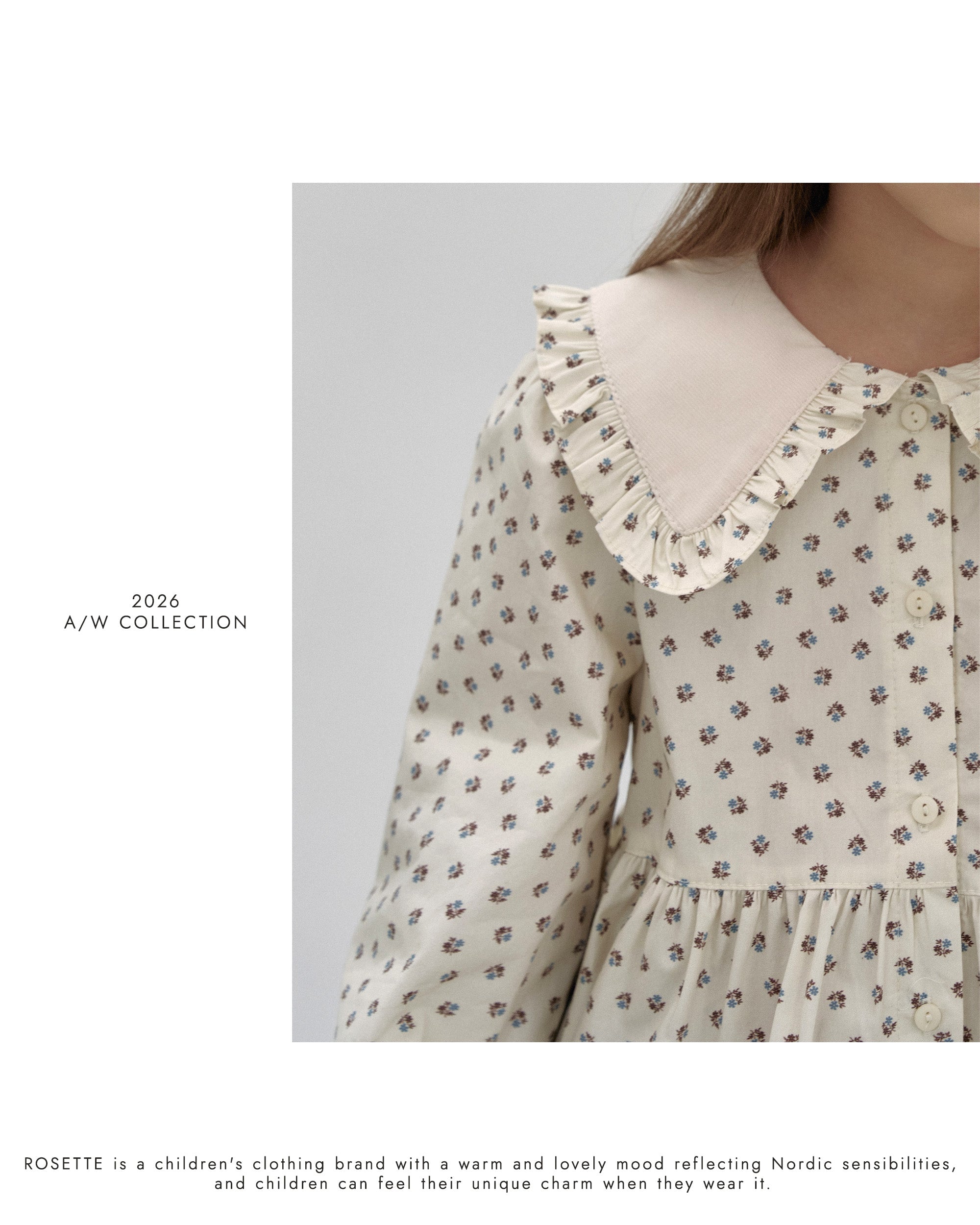 ［ROSETTE］Floral blouse