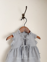 Layered ribbon frill one-piece (baby)