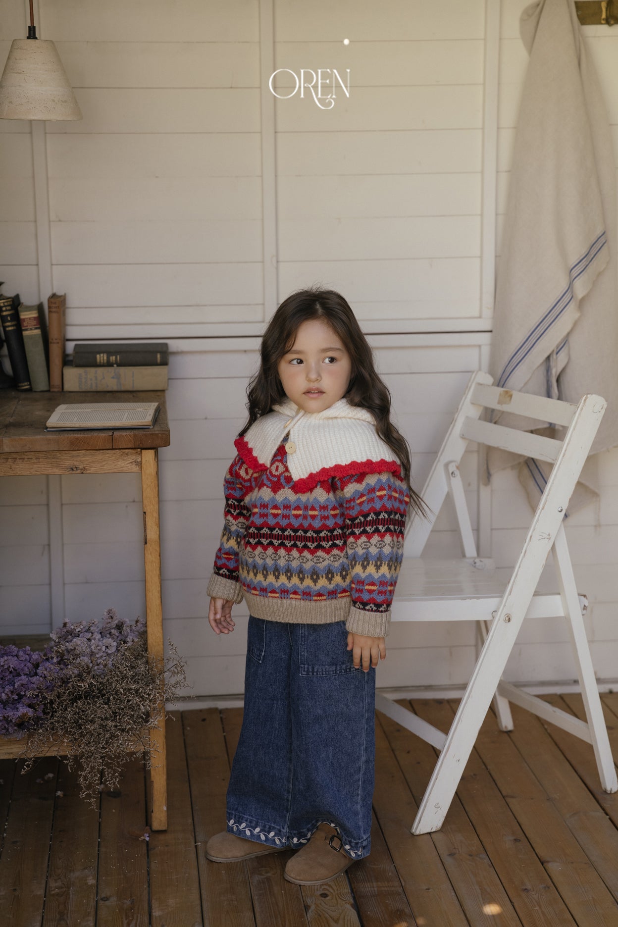 [OREN] Adeline multi wool knit