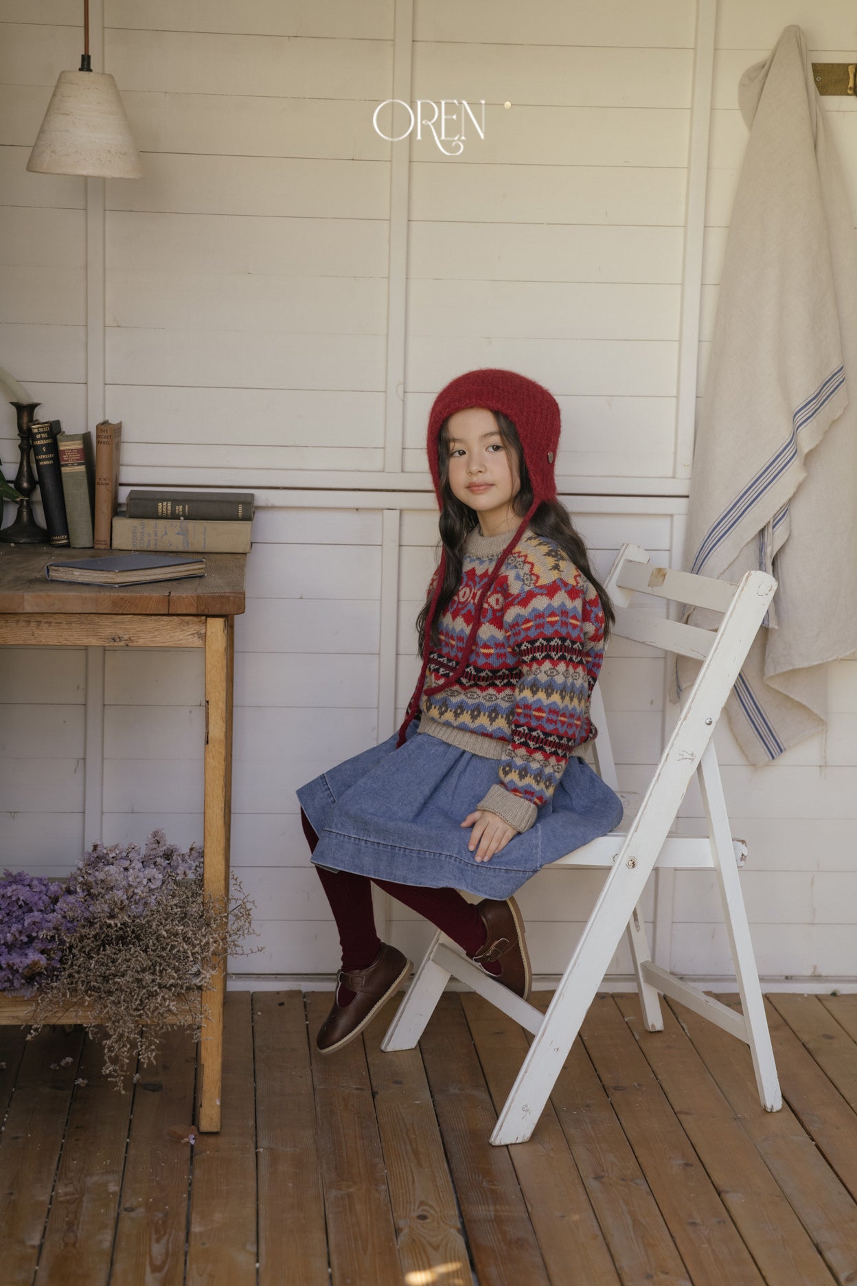 [OREN] Adeline multi wool knit