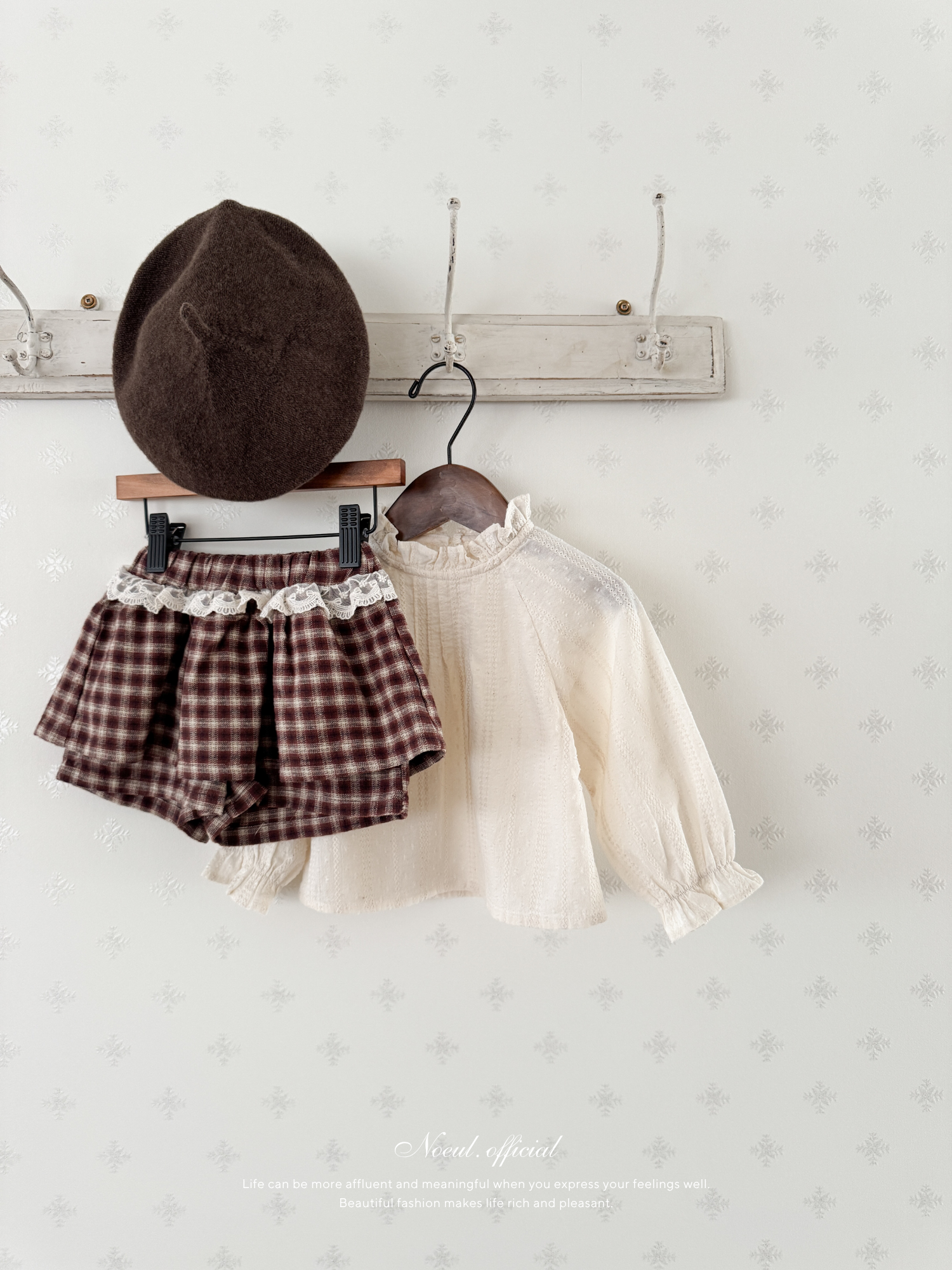 Flora tuck blouse