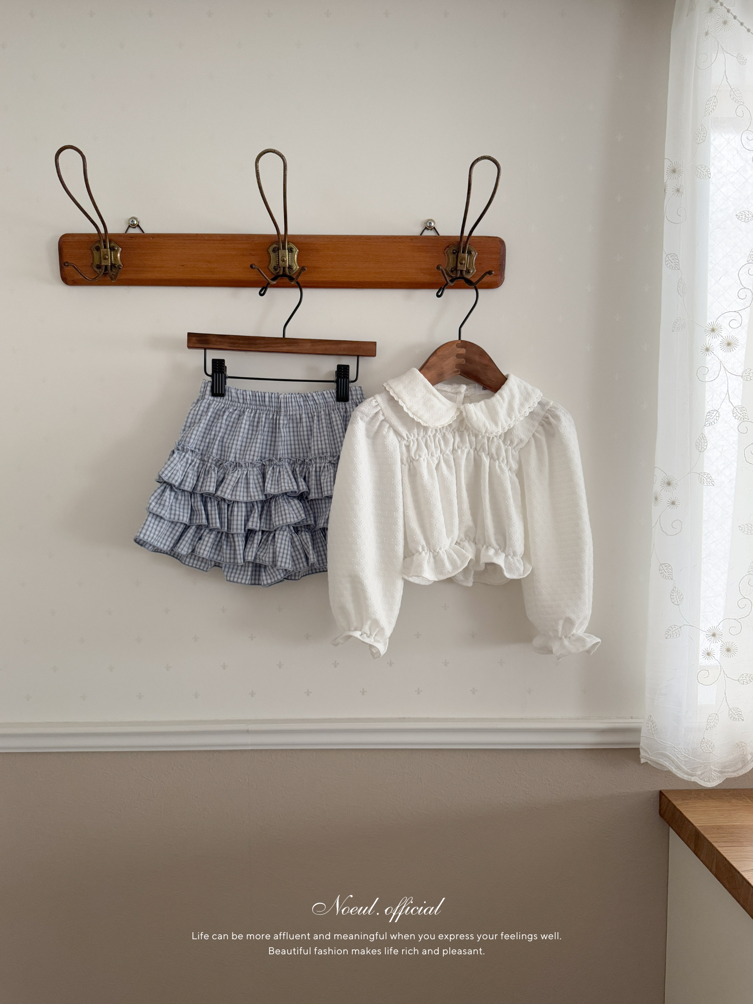 Lulu check cancan pants