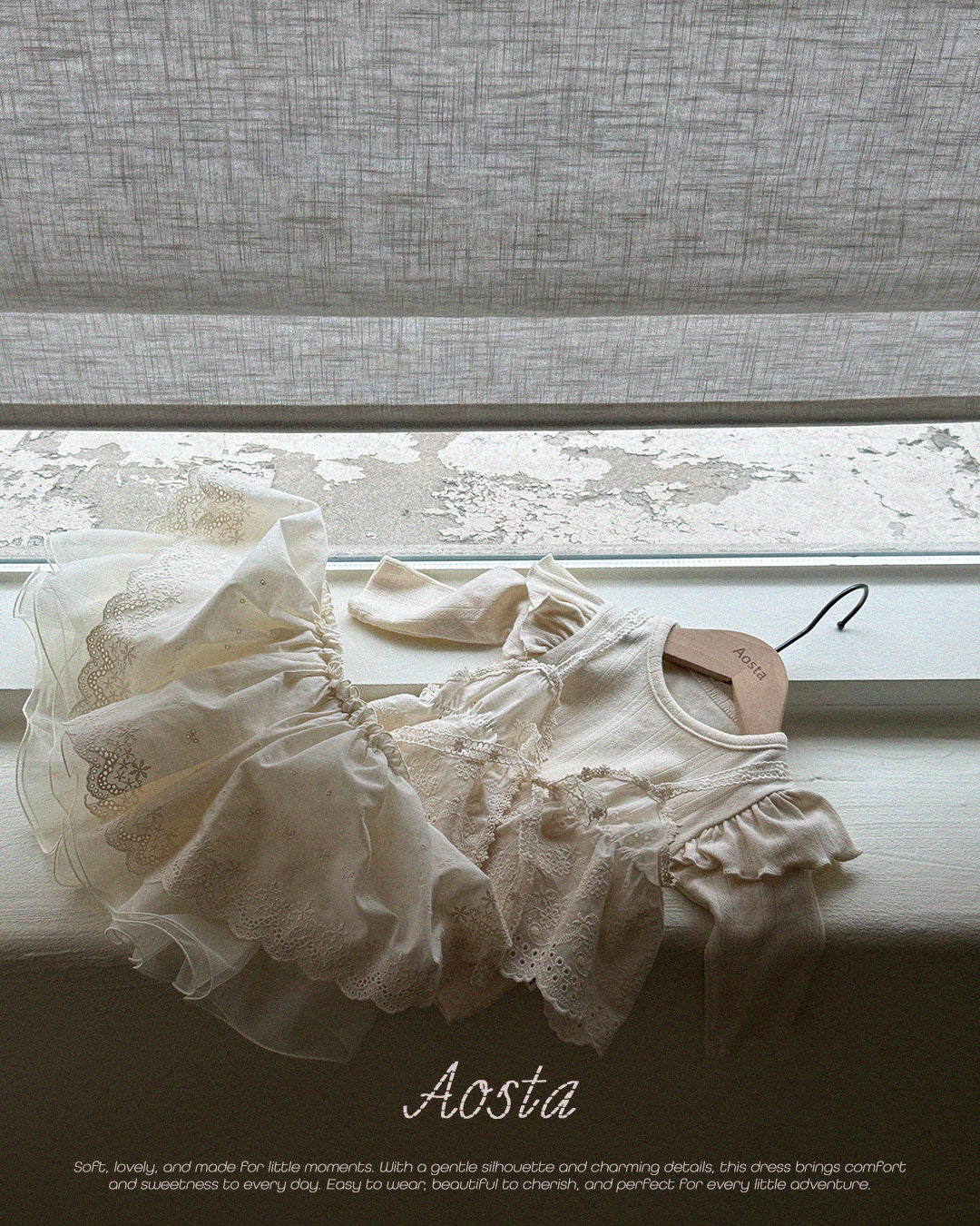 ［Aosta］Lace Olivia Vest