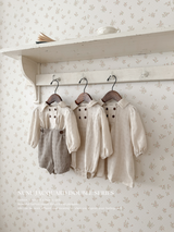 Nunu jacquard double rompers