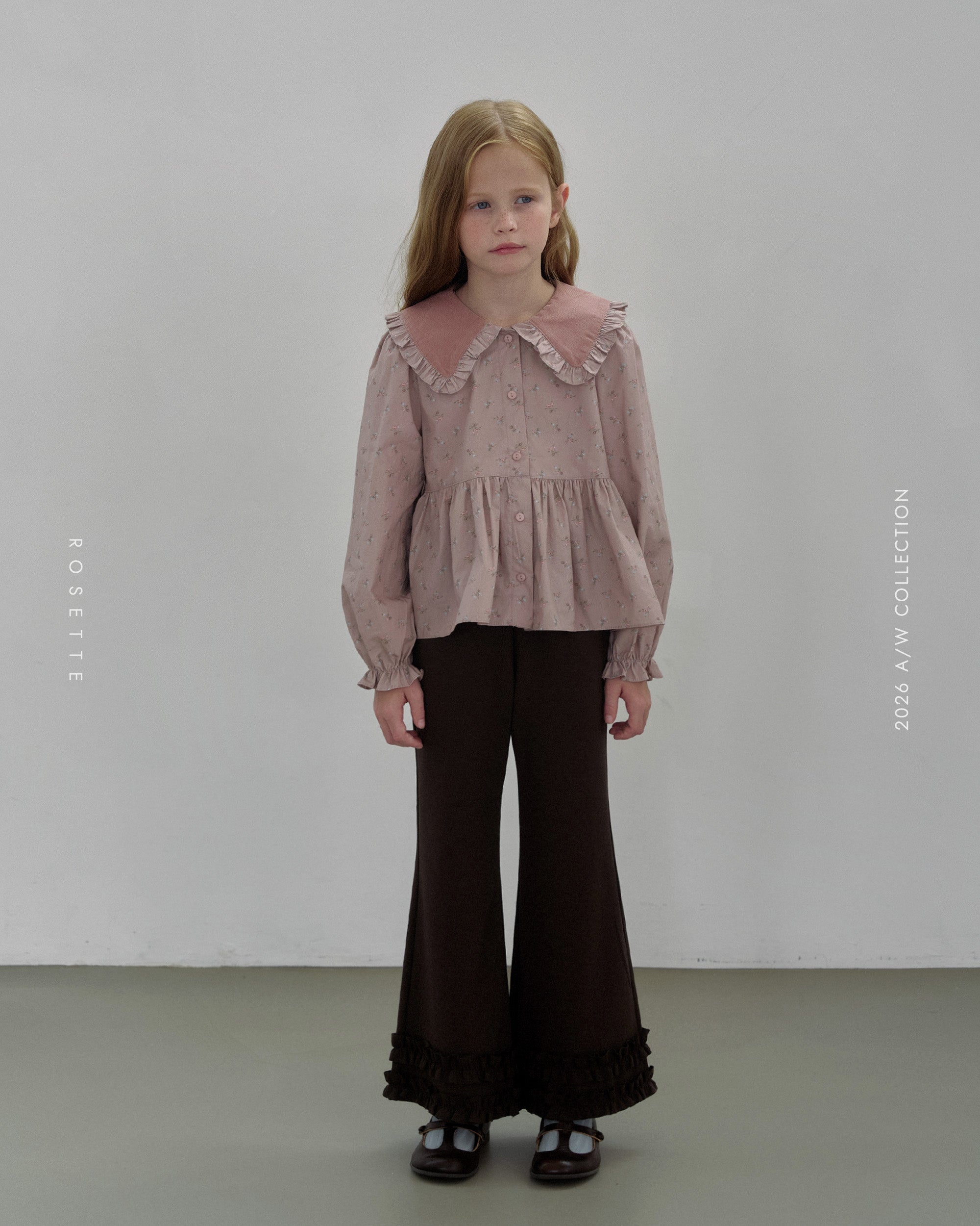 ［ROSETTE］Floral blouse