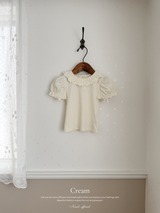 Gracie dot puff tops