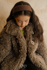 [OREN] Berni toggle fur jacket