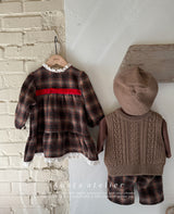 ［Aosta］Check pants