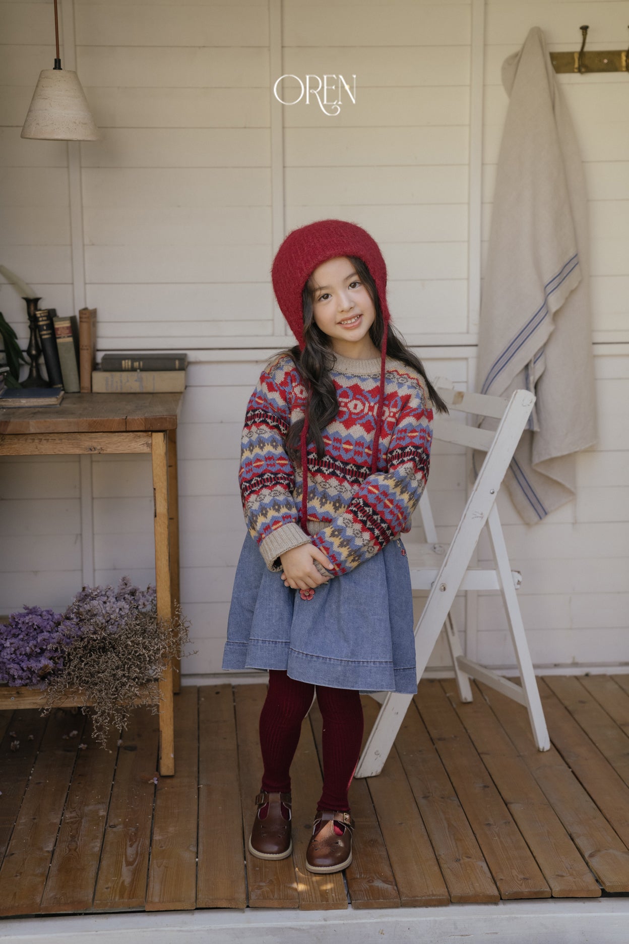 [OREN] Adeline multi wool knit
