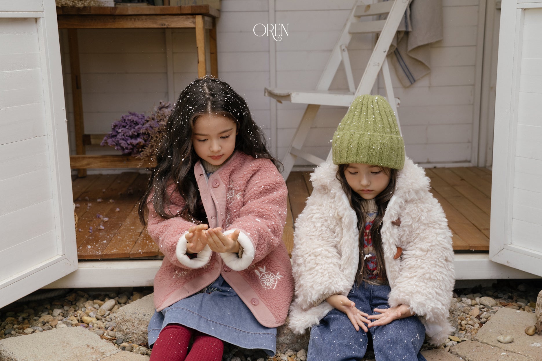 [OREN] Berni toggle fur jacket