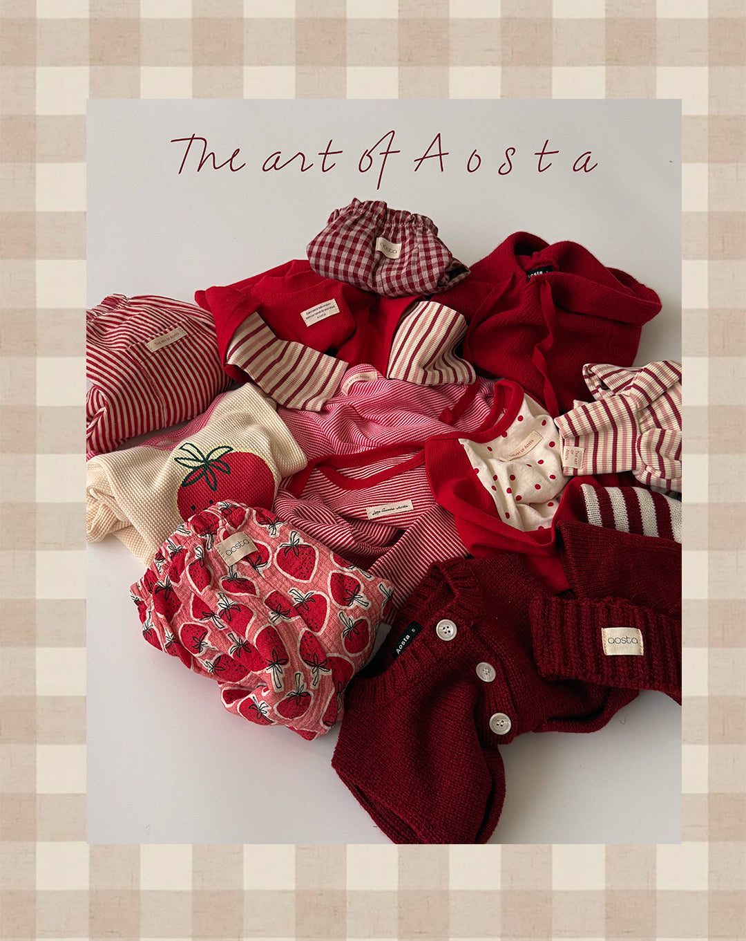 ［Aosta］Strawberry Tee