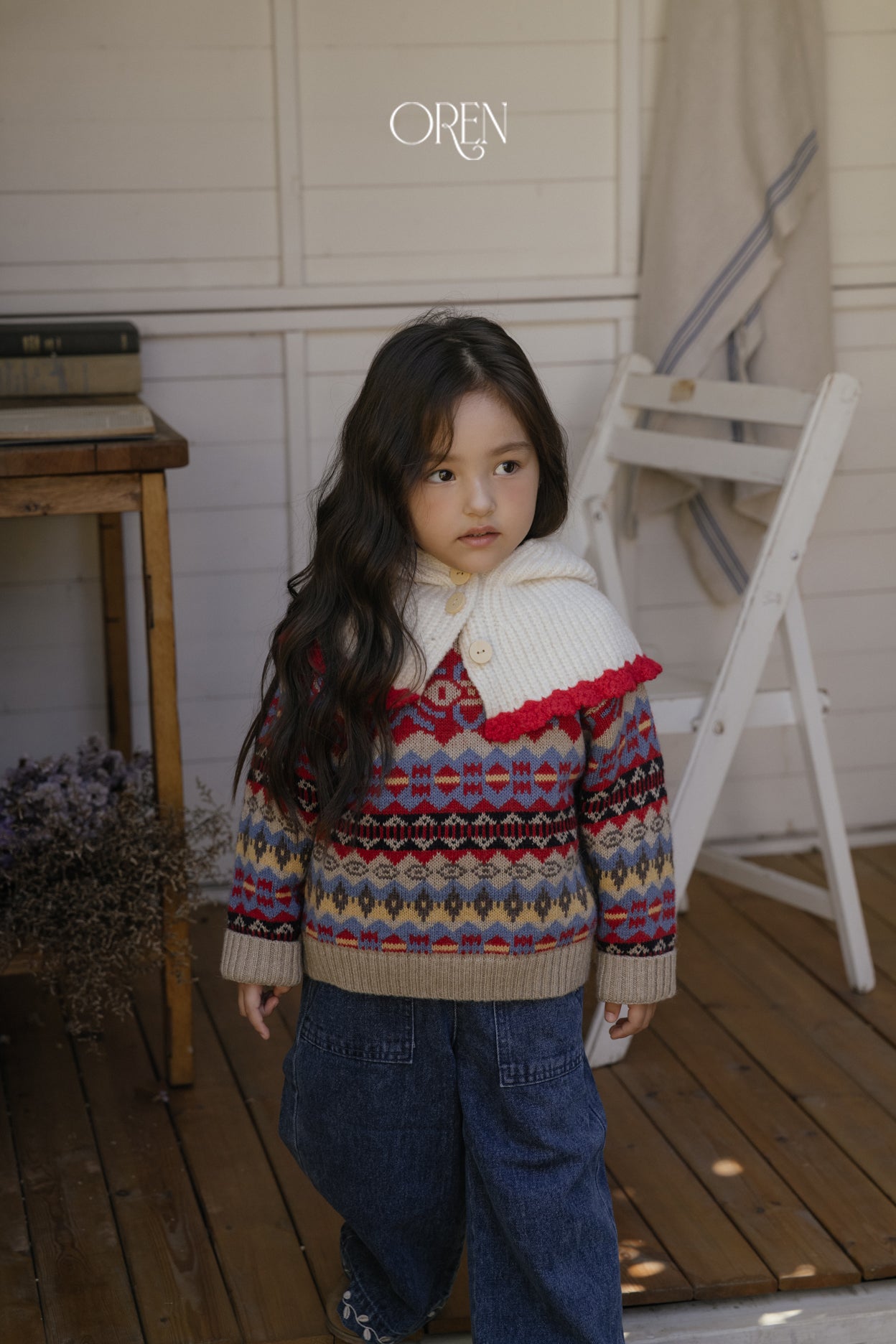 [OREN] Adeline multi wool knit