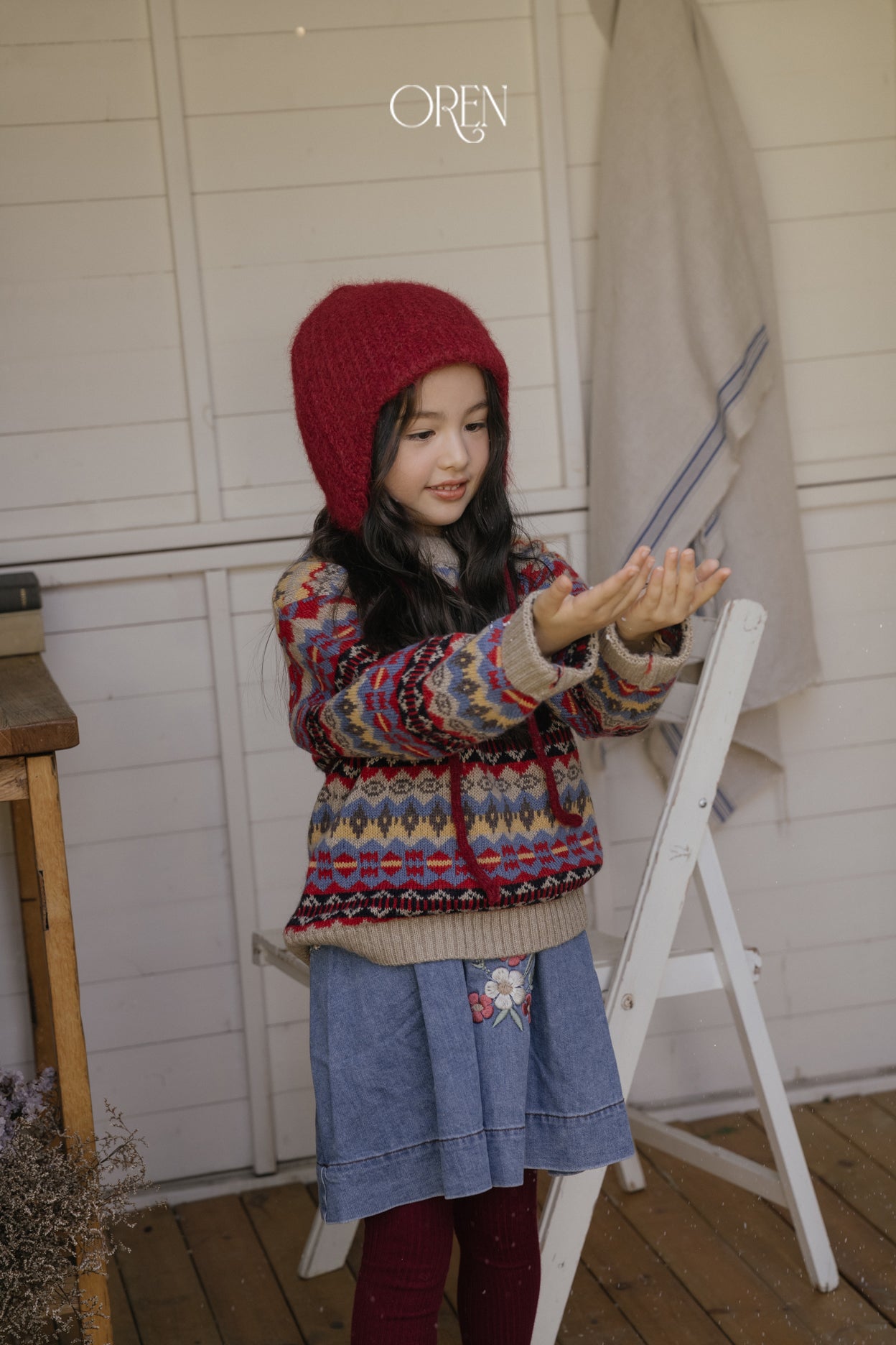 [OREN] Adeline multi wool knit