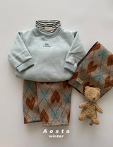 ［Aosta］Wool turtleneck tee