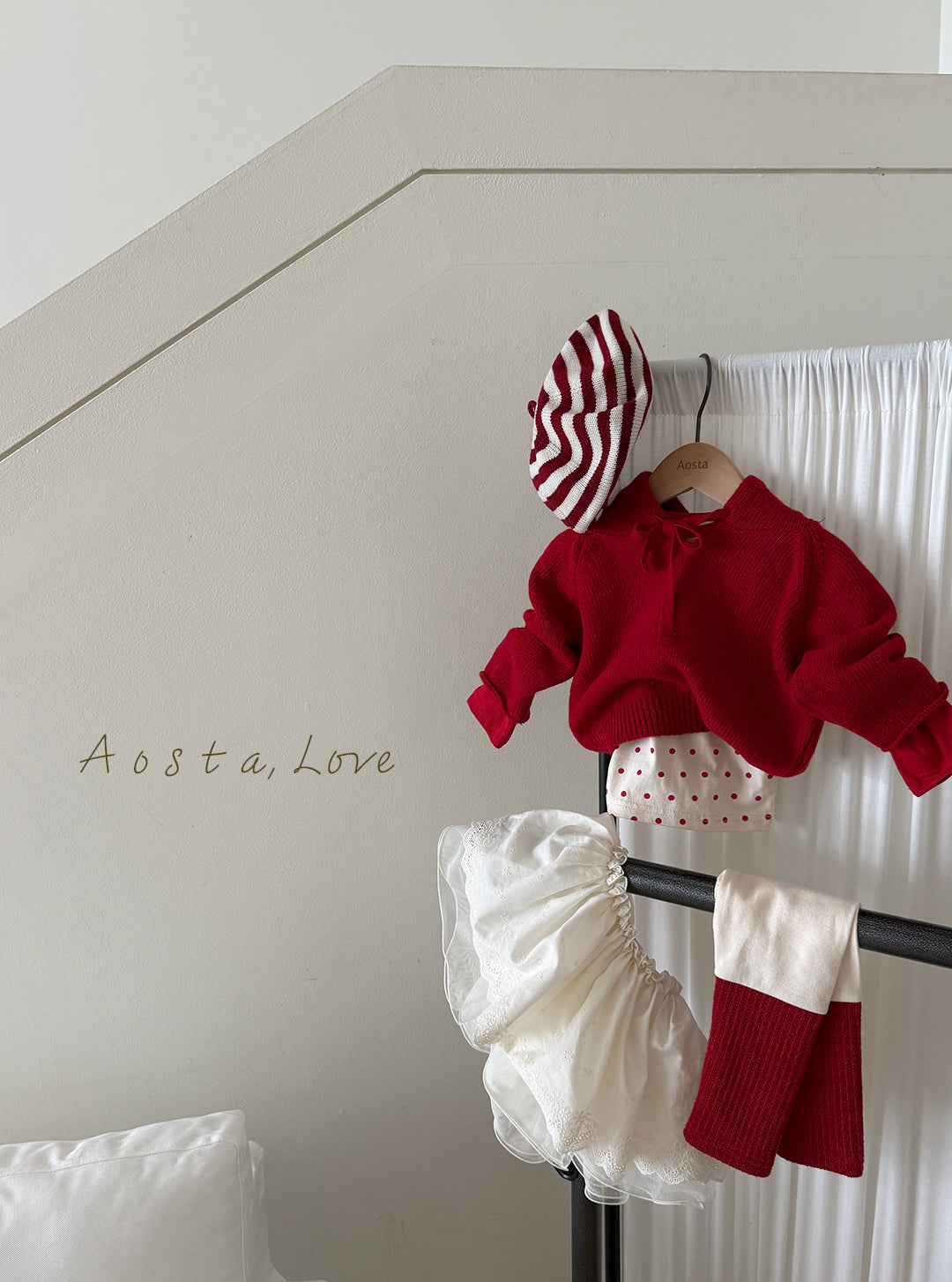 ［Aosta］Knit Cookie Beret