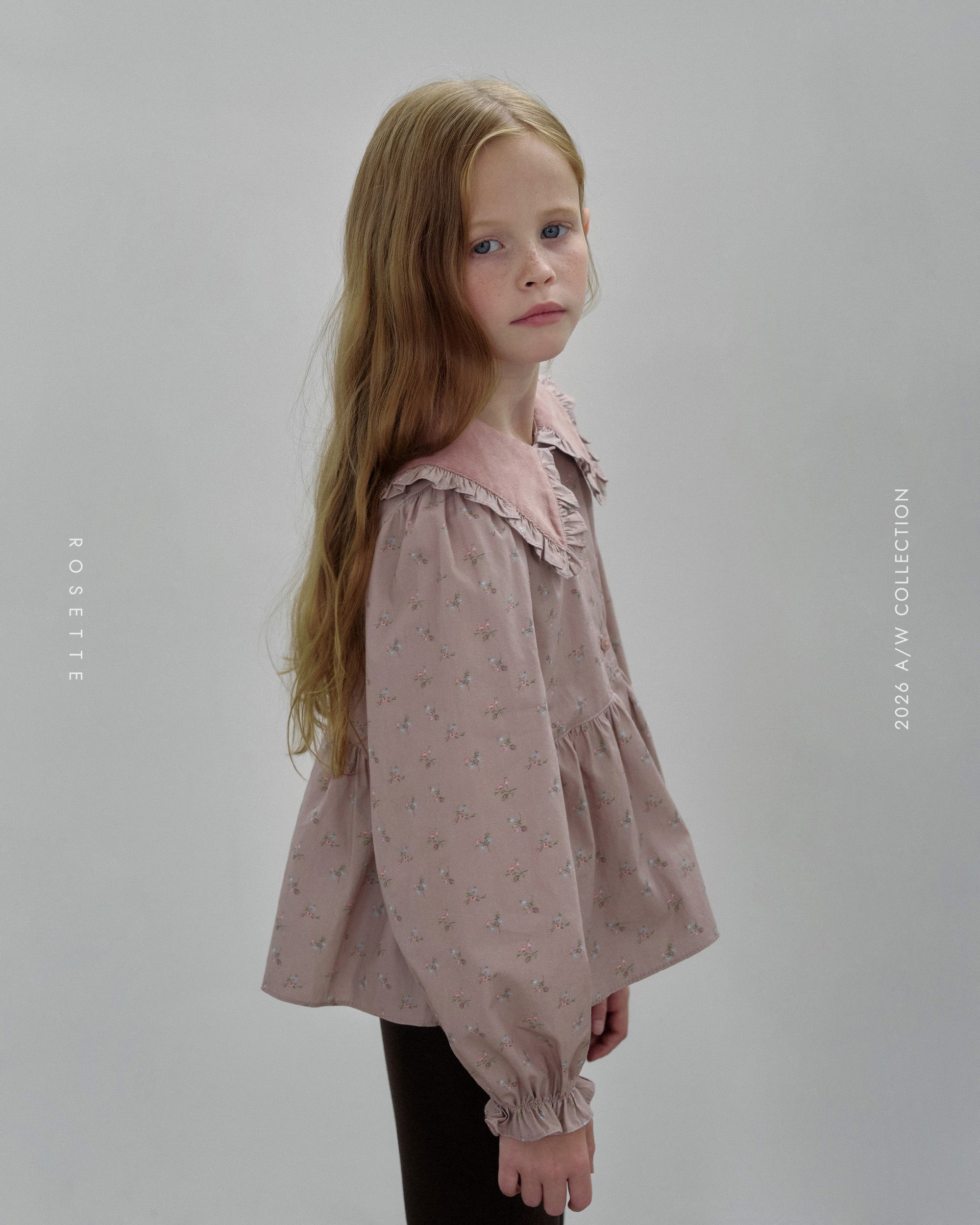［ROSETTE］Floral blouse