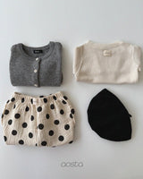 ［Aosta］Knit Cashmere Cardigan