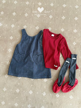［Lala land］Heart pocket pants