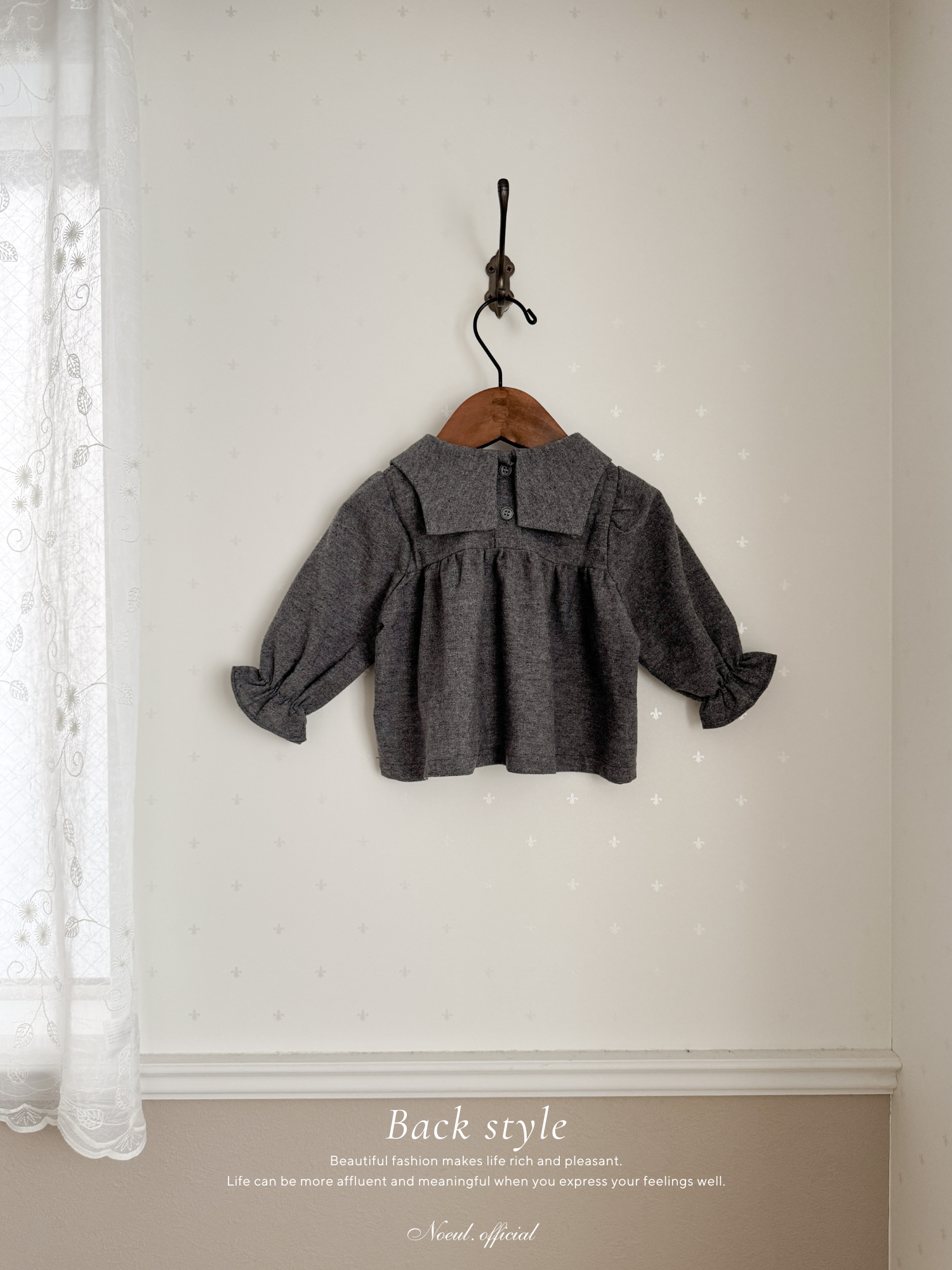 Morgan sailor collar blouse