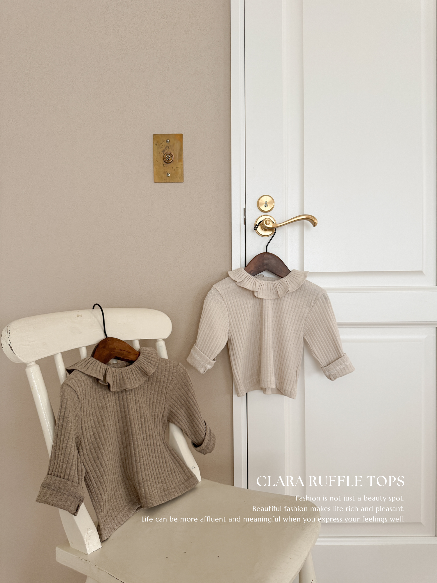 Clara ruffle tops