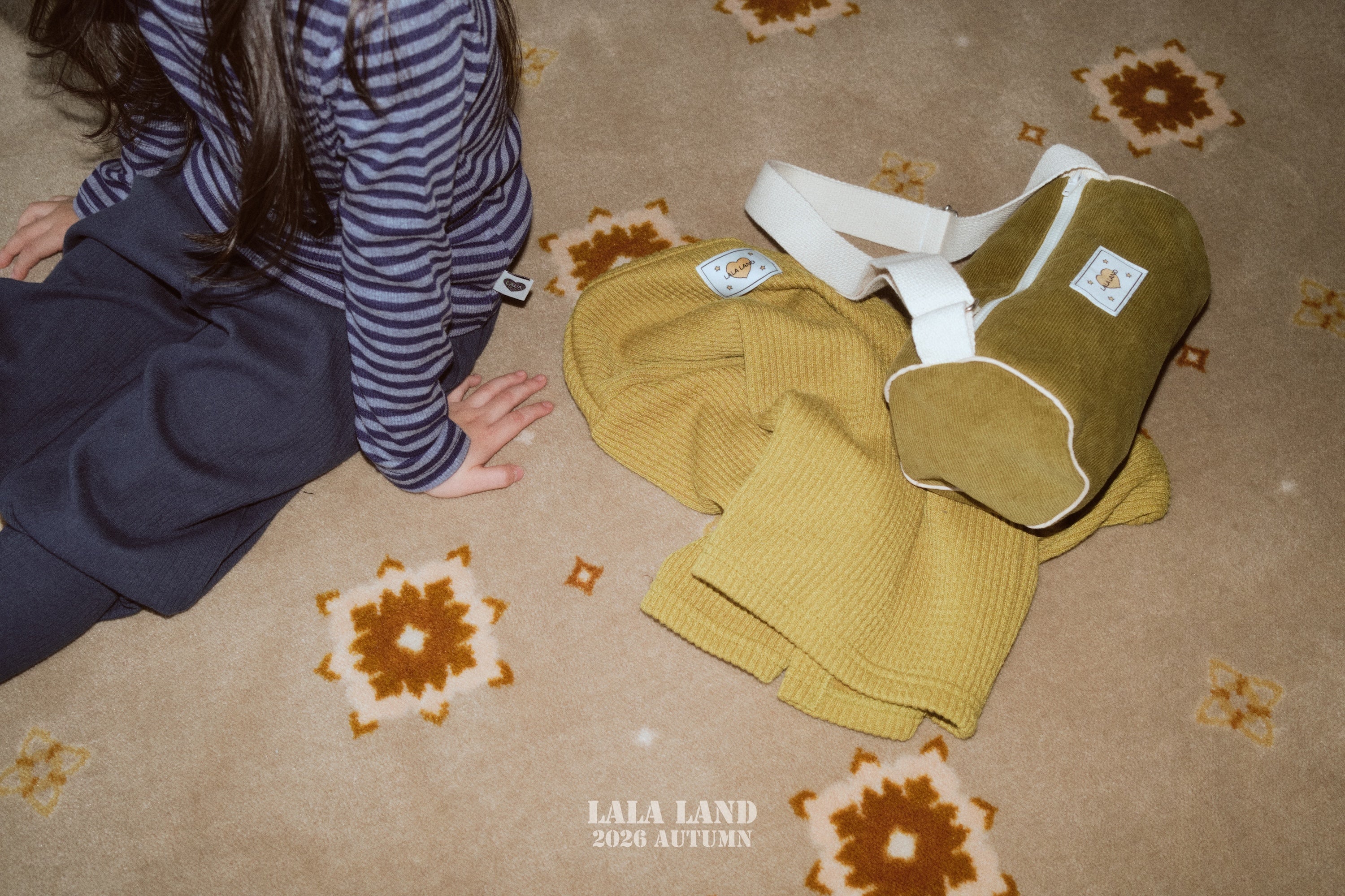 ［Lala land］Alpha rib cardigan