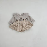 ［mimi market］Elly frill suspender skirt