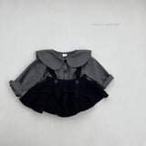 ［mimi market］Elly frill suspender skirt