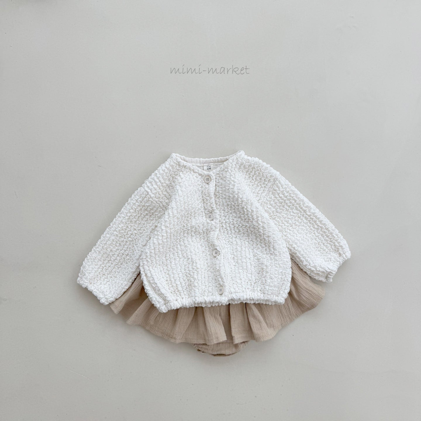 ［mimi market］Elly frill suspender skirt