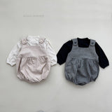 ［mimi market］Mini check rompers