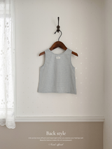 Muse check sleeveless blouse