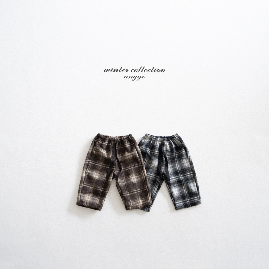 ［anggo］Chex pants