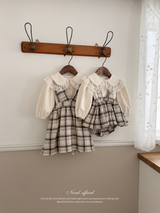 Miserable check one-piece